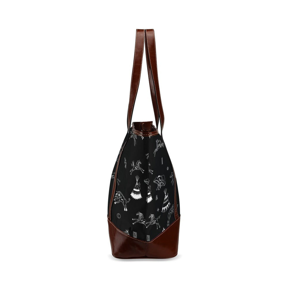 Ledger Dables Black Tote Handbag