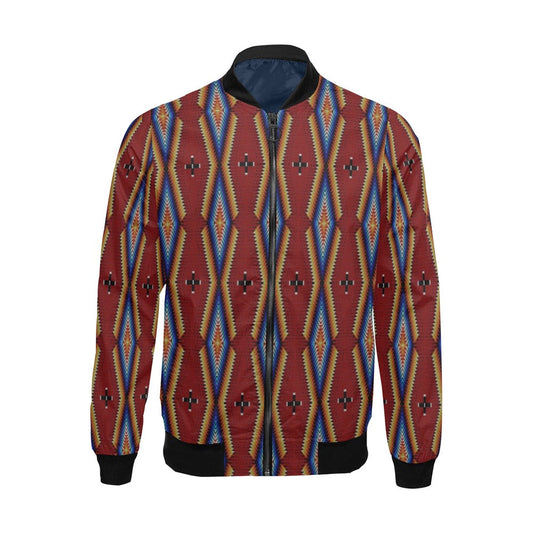 Diamond in the Bluff Red Bomber Jacket