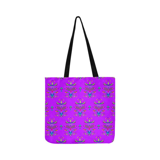 Dakota Damask Purple Reusable Shopping Bag