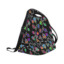 Load image into Gallery viewer, Indigenous Paisley Black Neoprene Lunch Bag/Large
