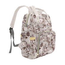 Load image into Gallery viewer, Forest Medley Multi-Function Diaper Backpack/Diaper Bag
