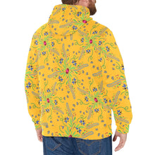 Load image into Gallery viewer, Willow Bee Sunshine Men&#39;s Long Sleeve Fleece Hoodie
