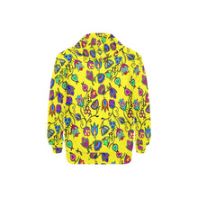 Load image into Gallery viewer, Indigenous Paisley Yellow Men&#39;s Long Sleeve Fleece Hoodie
