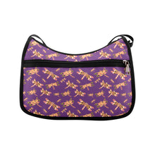 Load image into Gallery viewer, Gathering Yellow Purple Crossbody Bags
