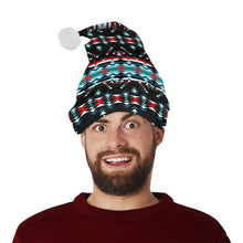 Load image into Gallery viewer, Visions of Peaceful Nights Santa Hat
