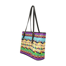 Load image into Gallery viewer, Prairie Bison Leather Tote Bag
