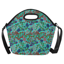 Load image into Gallery viewer, Takwakin Harvest Turquoise Neoprene Lunch Bag/Large
