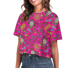 Load image into Gallery viewer, Berry Pop Blush Crop Top
