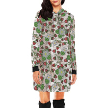 Load image into Gallery viewer, Strawberry Dreams Br Bark Hoodie Dress
