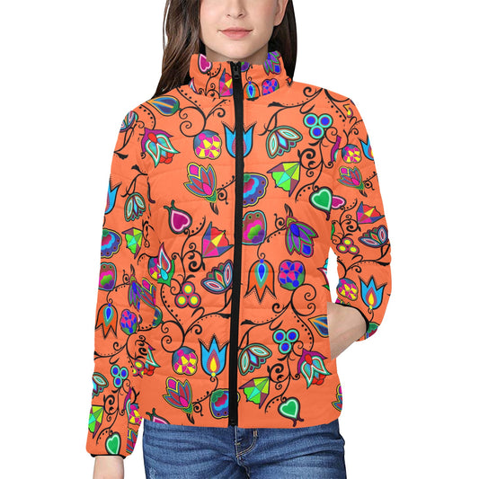 Indigenous Paisley Sierra Women's Stand Collar Padded Jacket