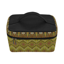 Load image into Gallery viewer, Fire Feather Yellow Cosmetic Bag/Large
