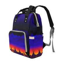 Load image into Gallery viewer, Teepees Northern Lights Multi-Function Diaper Backpack/Diaper Bag
