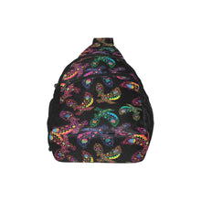 Load image into Gallery viewer, Neon Floral Eagles Chest Bag
