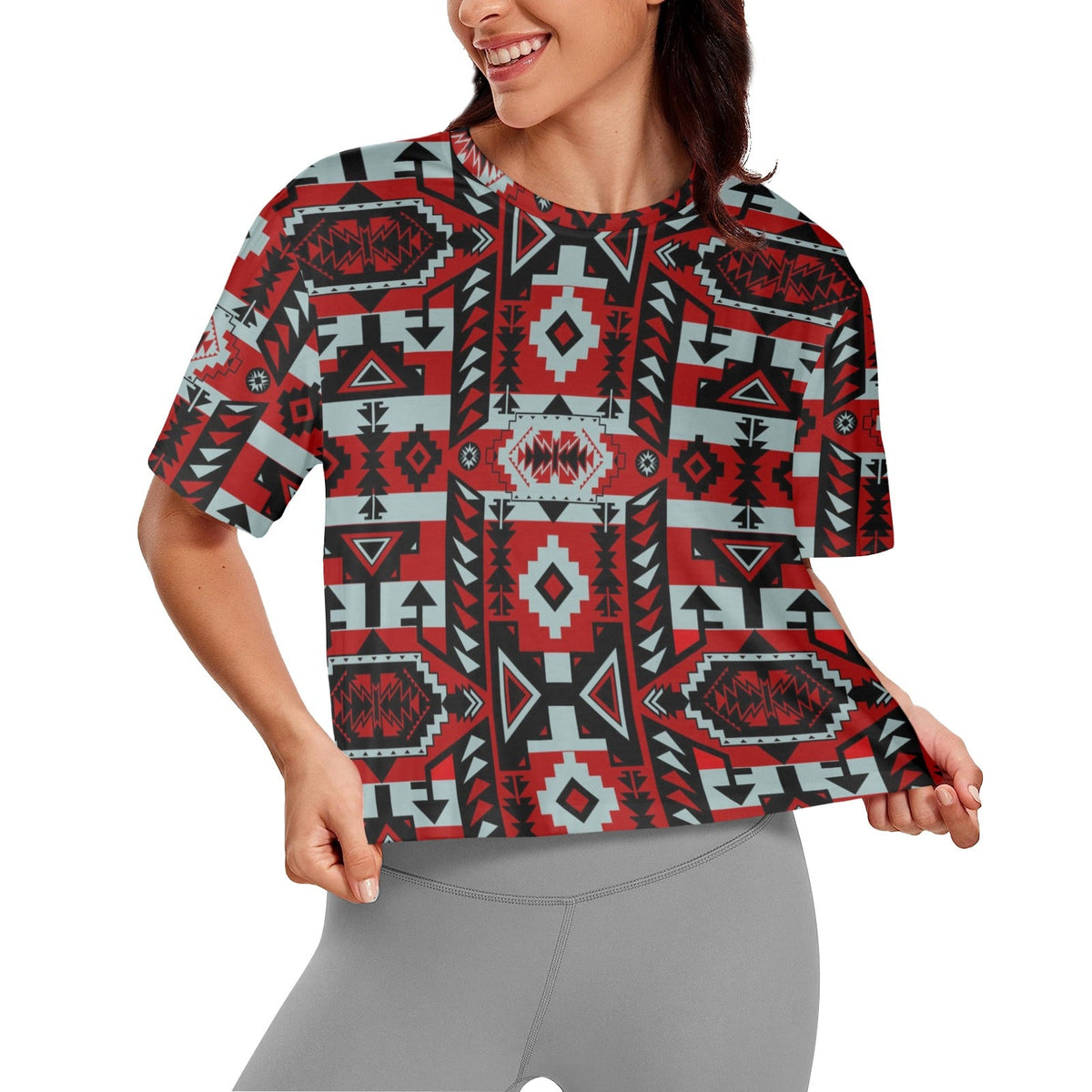 Chiefs Mountain Candy Sierra Dark Crop Top