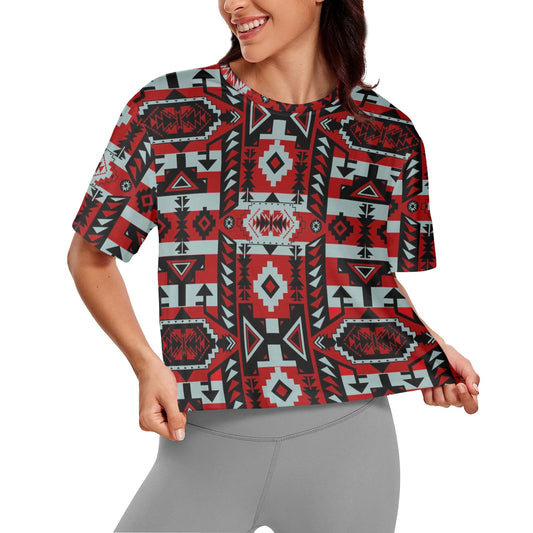 Chiefs Mountain Candy Sierra Dark Crop Top