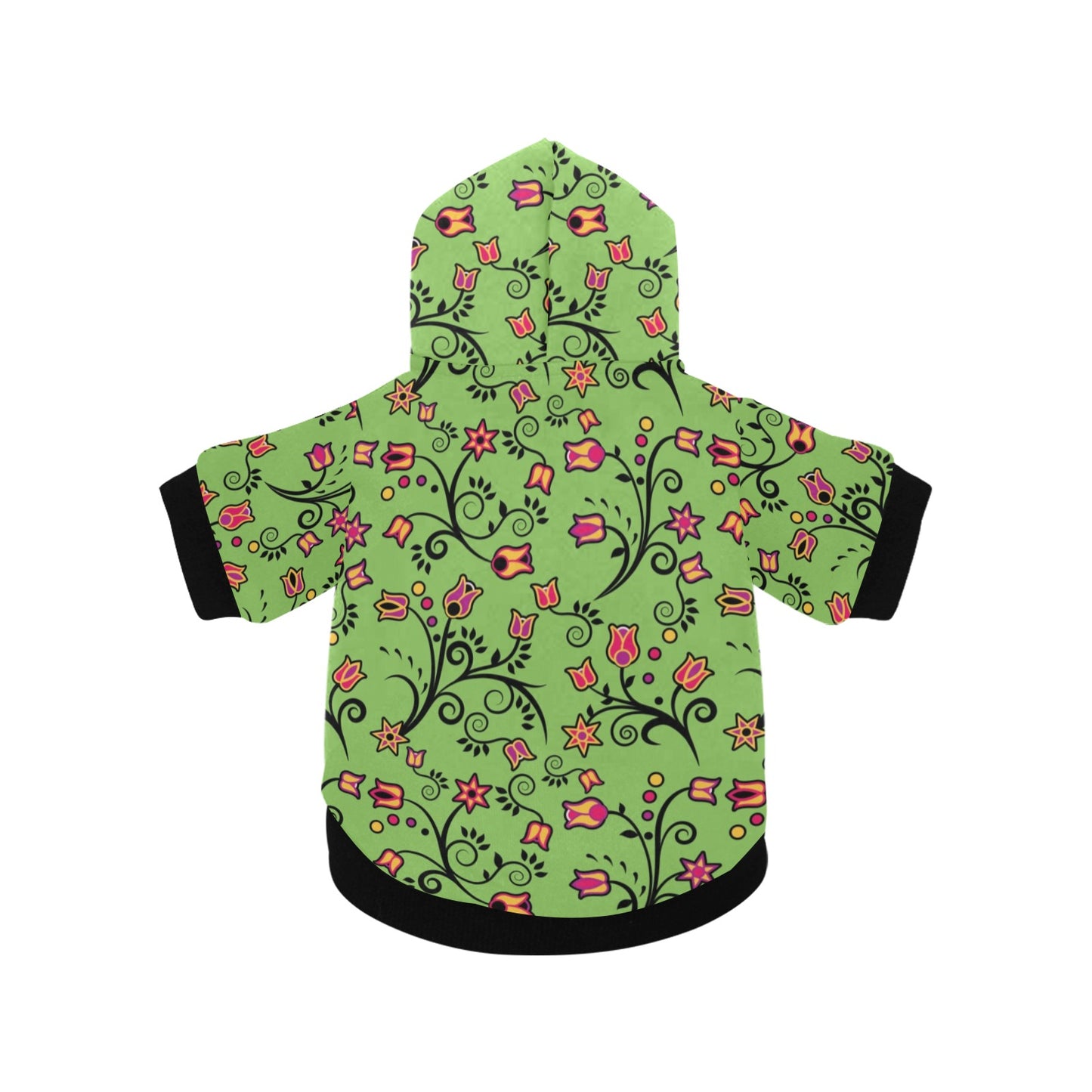 LightGreen Yellow Star Pet Dog Hoodie