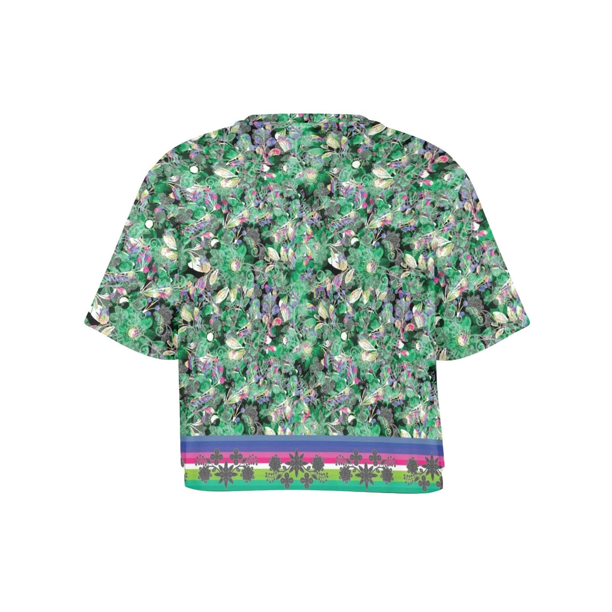 Culture in Nature Green Crop Top