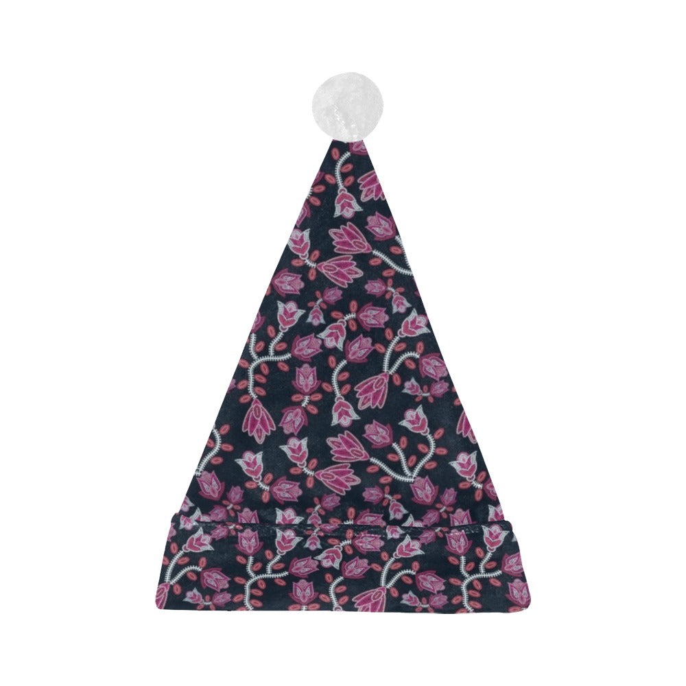 Beaded Pink Santa Hat