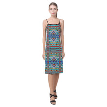 Load image into Gallery viewer, Medicine Blessing Turquoise Alcestis Slip Dress
