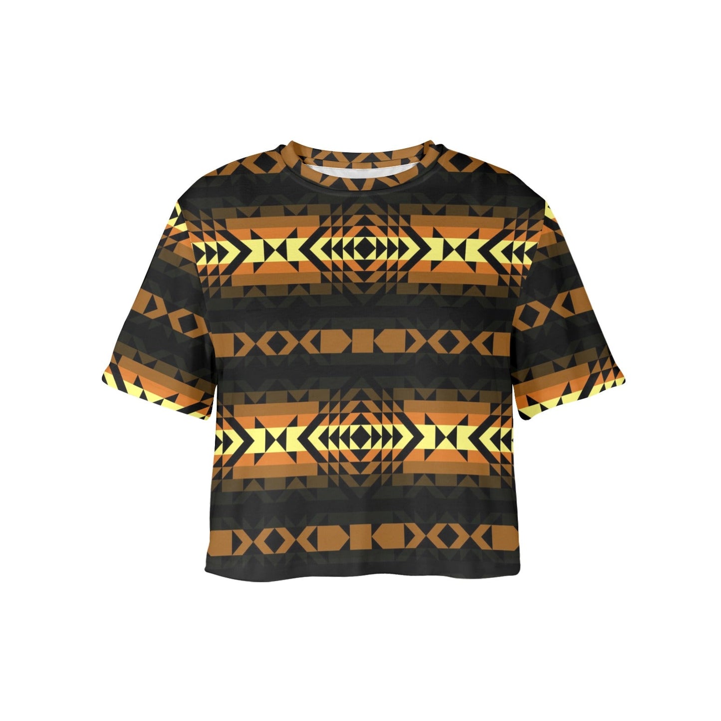 Black Rose Spring Canyon Tan Crop Top