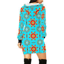 Load image into Gallery viewer, Rising Star Harvest Moon Hoodie Dress
