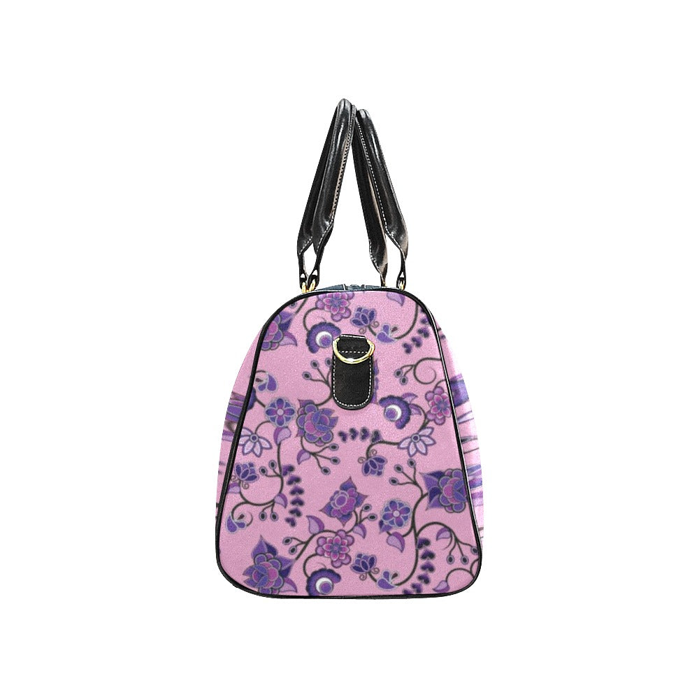 Purple Floral Amour New Waterproof Travel Bag/Small