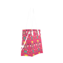 Load image into Gallery viewer, New Growth Pink Clover Canvas Tote Bag
