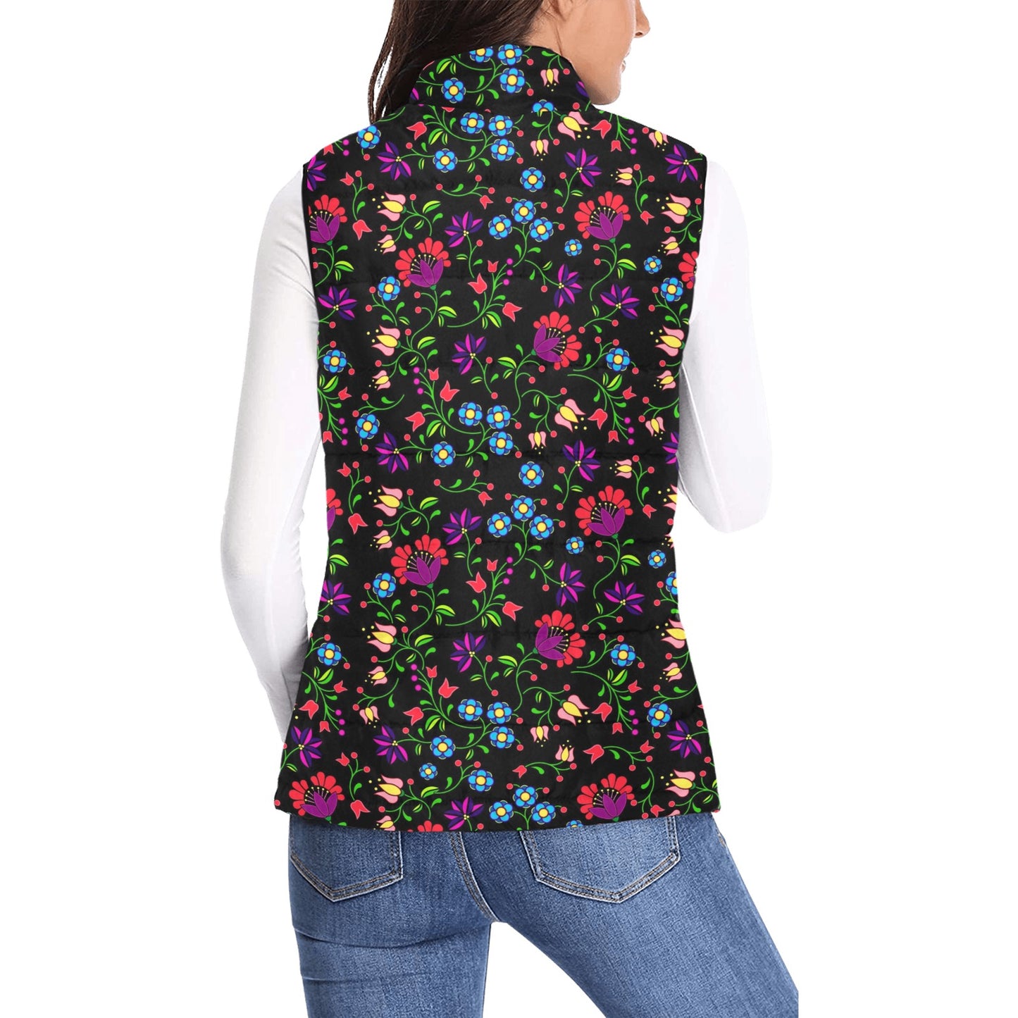 Fleur Indigine Women's Padded Vest Jacket