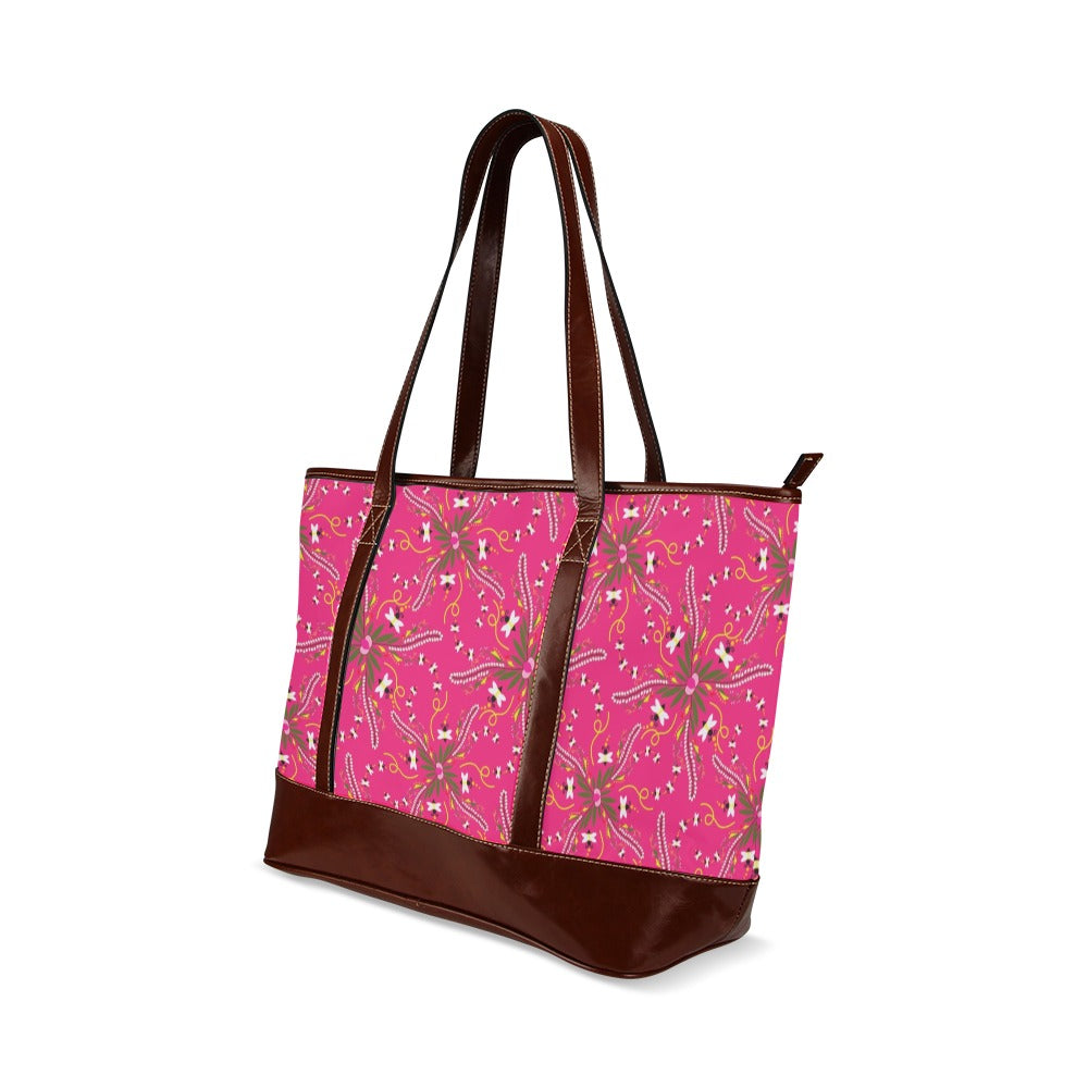 Willow Bee Bubblegum Tote Handbag