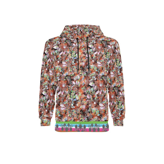 Culture in Nature Orange Fleece Hoodie