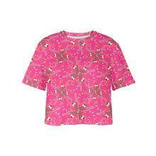 Load image into Gallery viewer, Willow Bee Bubblegum Crop Top
