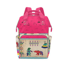 Load image into Gallery viewer, Bear Ledger Berry Multi-Function Diaper Backpack/Diaper Bag
