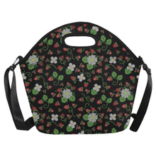 Load image into Gallery viewer, Strawberry Dreams Midnight Neoprene Lunch Bag/Large
