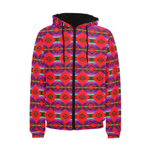 Load image into Gallery viewer, Cree Confederacy Chicken Dance Men&#39;s Padded Hooded Jacket
