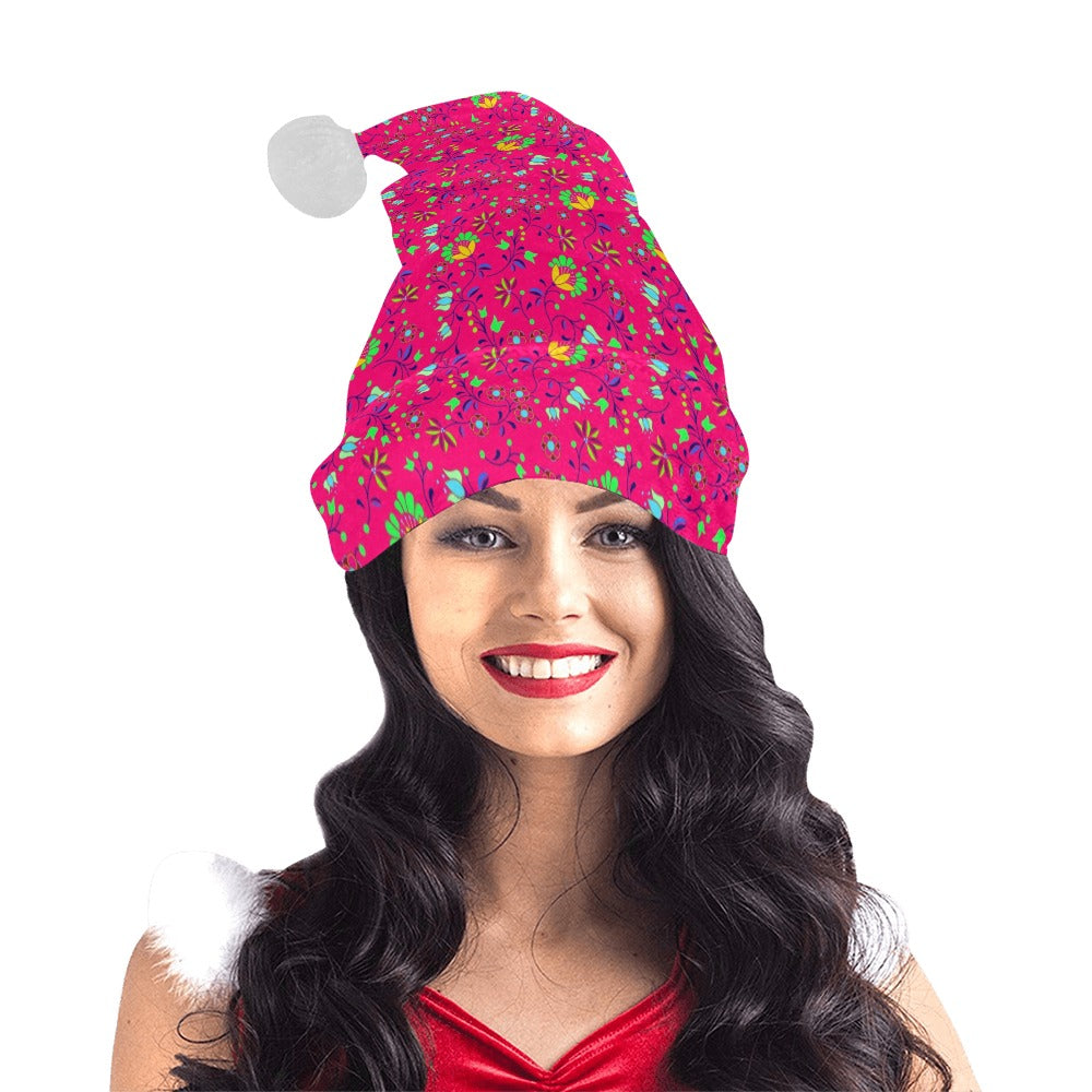 Fleur Indigine Rouge Santa Hat