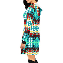 Load image into Gallery viewer, Writing on Stone Wheel Hoodie Dress
