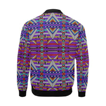 Load image into Gallery viewer, Medicine Blessing Purple Bomber Jacket for Men
