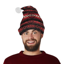 Load image into Gallery viewer, Black Rose Santa Hat
