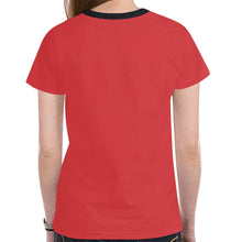 Load image into Gallery viewer, Bear Spirit Guide Red T-shirt for Women
