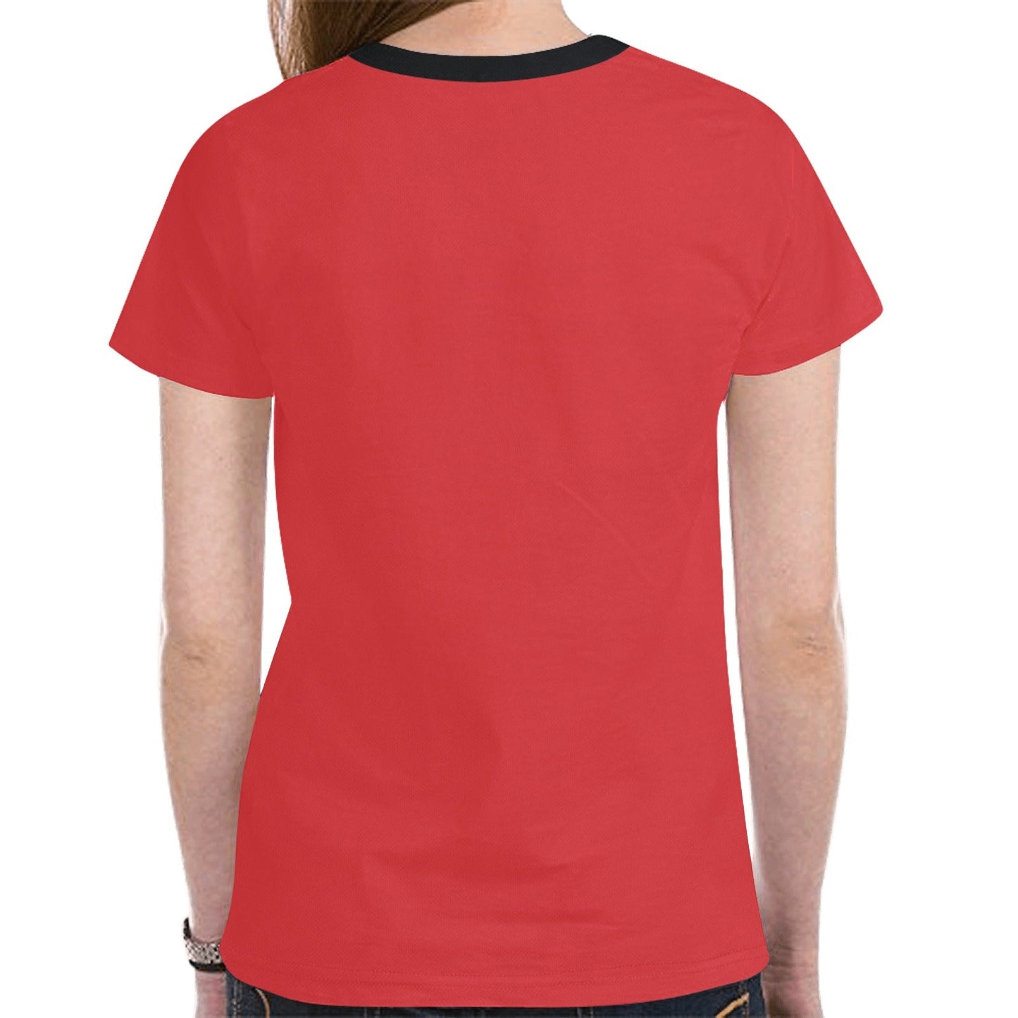 Wolf Spirit Guide Red New T-shirt for Women