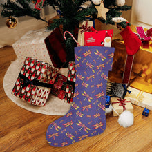 Load image into Gallery viewer, Gathering Purple Christmas Stocking
