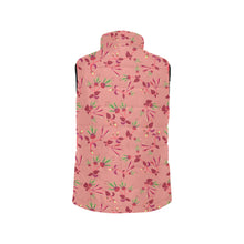 Load image into Gallery viewer, Swift Floral Peach Rouge Remix Women&#39;s Padded Vest Jacket
