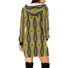 Load image into Gallery viewer, Diamond in the Bluff Yellow Hoodie Dress
