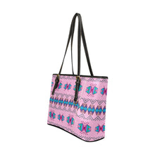 Load image into Gallery viewer, Sacred Trust Carnation Leather Tote Bag
