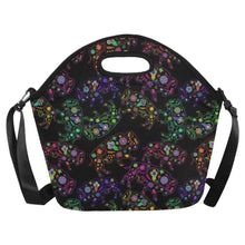 Load image into Gallery viewer, Neon Floral Buffalos Neoprene Lunch Bag/Large
