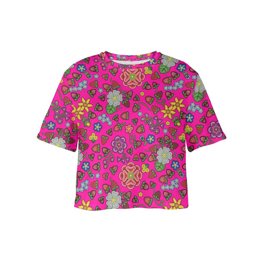 Berry Pop Blush Crop Top