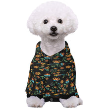 Load image into Gallery viewer, Dragon Lily Noir Pet Dog Hoodie
