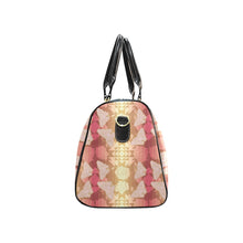 Load image into Gallery viewer, Butterfly and Roses on Geometric New Waterproof Travel Bag/Small
