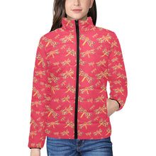 Load image into Gallery viewer, Gathering Rouge Women&#39;s Stand Collar Padded Jacket
