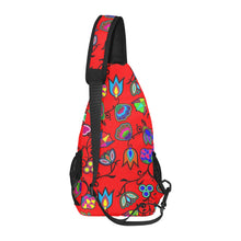 Load image into Gallery viewer, Indigenous Paisley Dahlia Chest Bag
